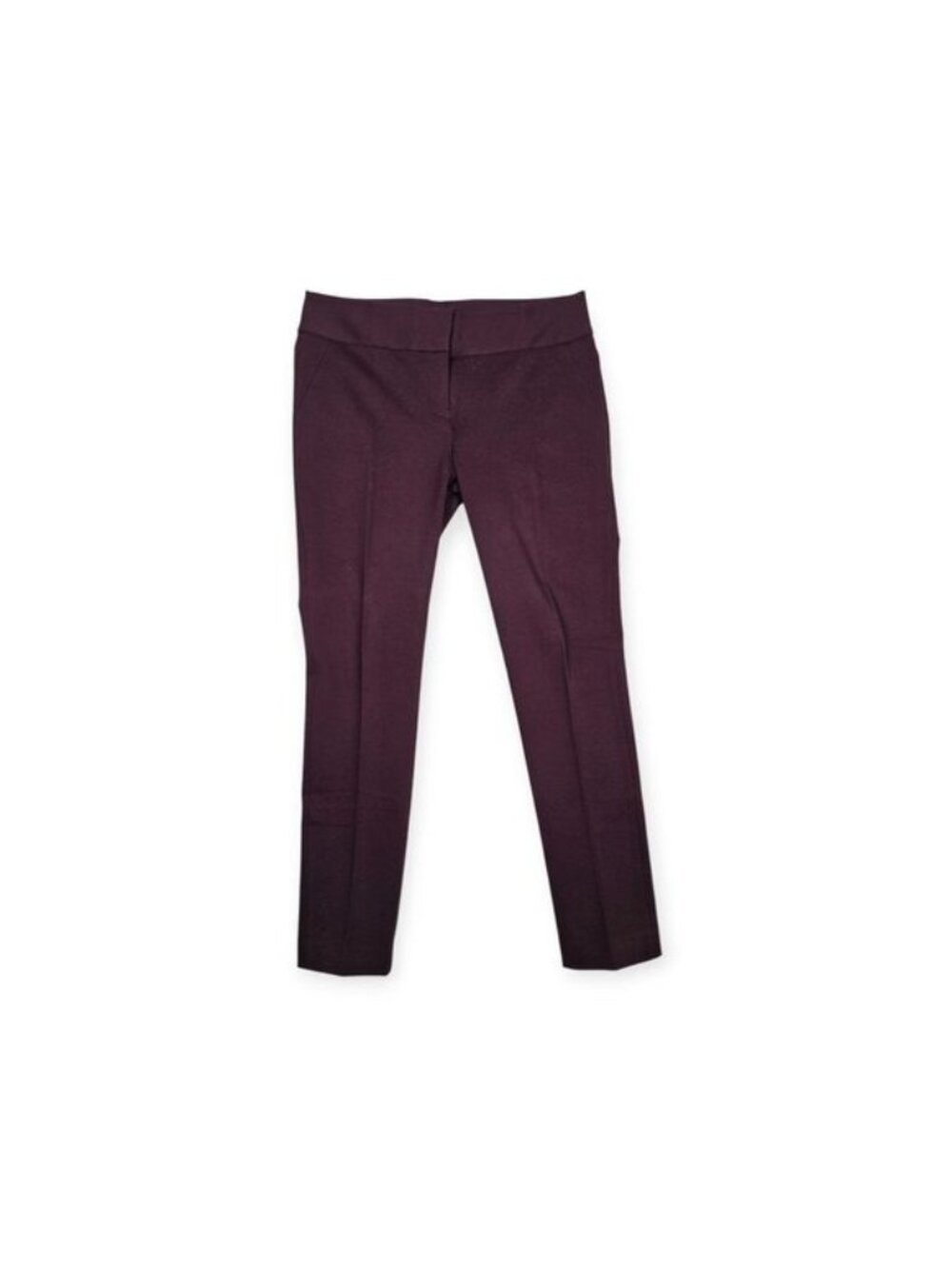 🛍️ Vince Camuto Slim Leg Trousers - Women's 4 - Plum/Burgundy